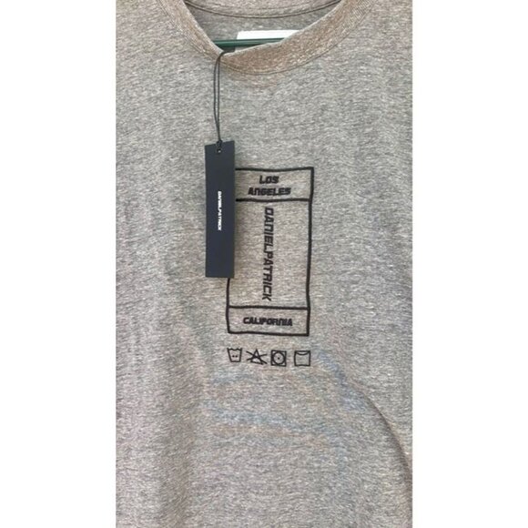 Daniel Patrick Grey Large Shirt Men's New Designer Made in LA - Picture 2 of 5